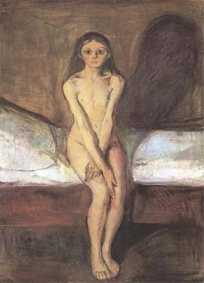 Edvard Munch Puberty (mk09) oil painting image